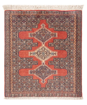 Alfombra persa - Clásica - 96 x 80 cm - rojo