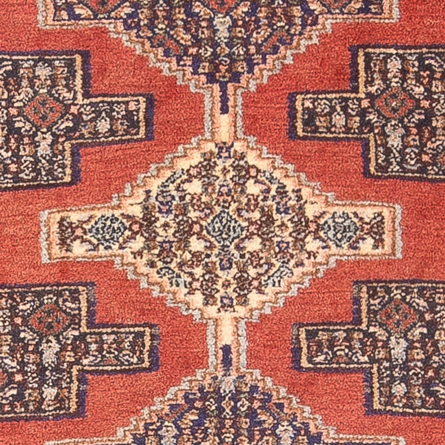 Alfombra persa - Clásica - 96 x 80 cm - rojo