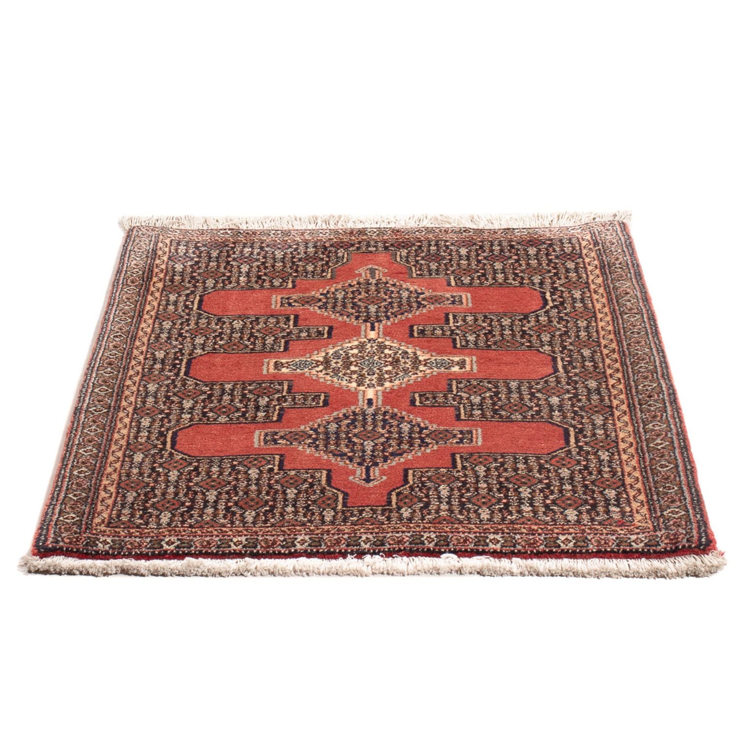 Alfombra persa - Clásica - 96 x 80 cm - rojo