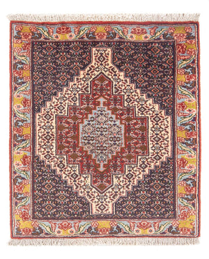 Alfombra persa - Clásica - 96 x 76 cm - azul oscuro