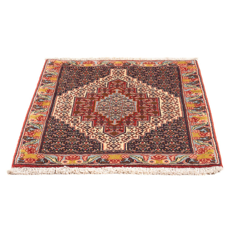 Alfombra persa - Clásica - 96 x 76 cm - azul oscuro