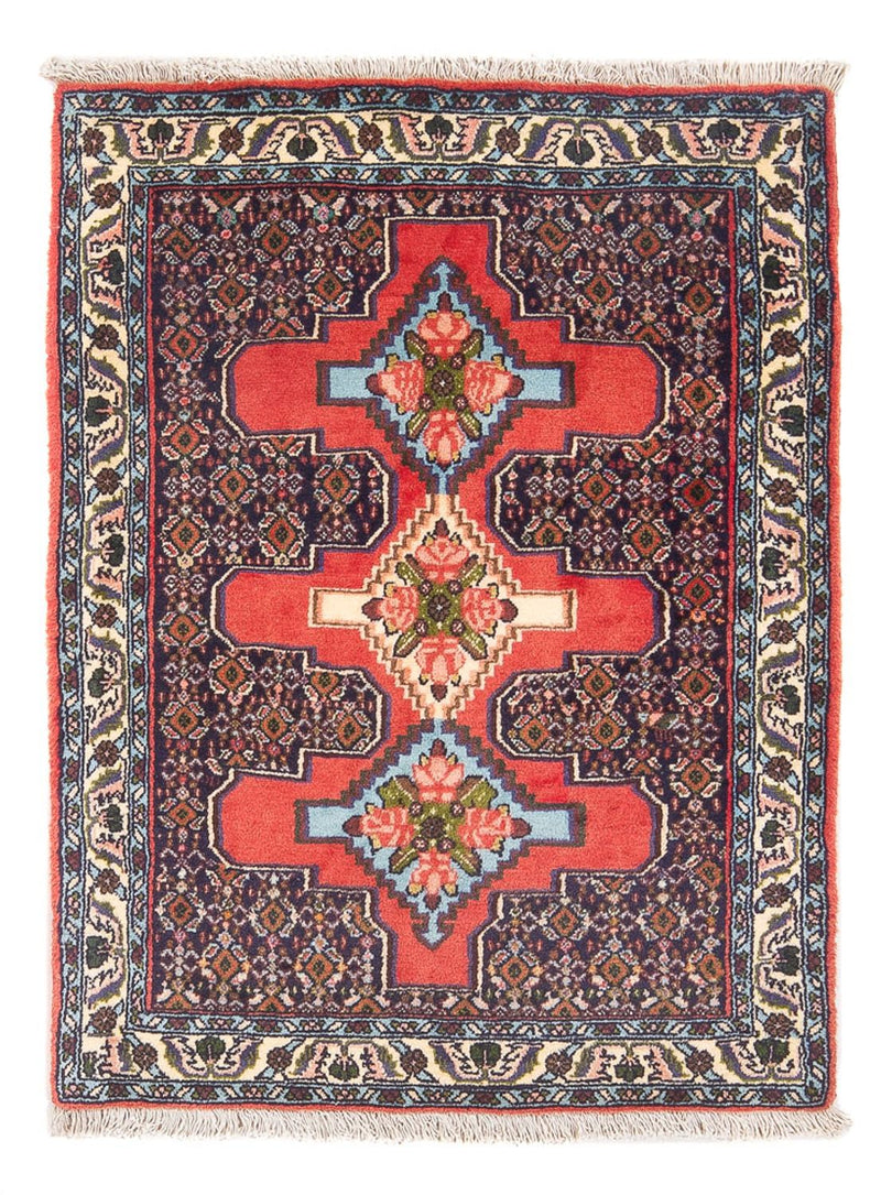 Alfombra persa - Clásica - 105 x 75 cm - azul oscuro