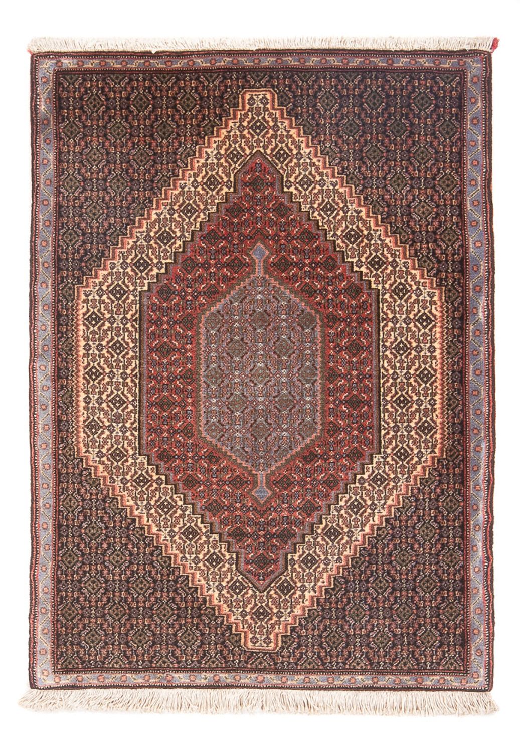 Alfombra persa - Clásica - 108 x 72 cm - azul oscuro