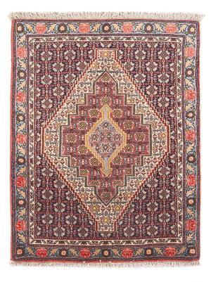 Alfombra persa - Clásica - 106 x 76 cm - azul oscuro