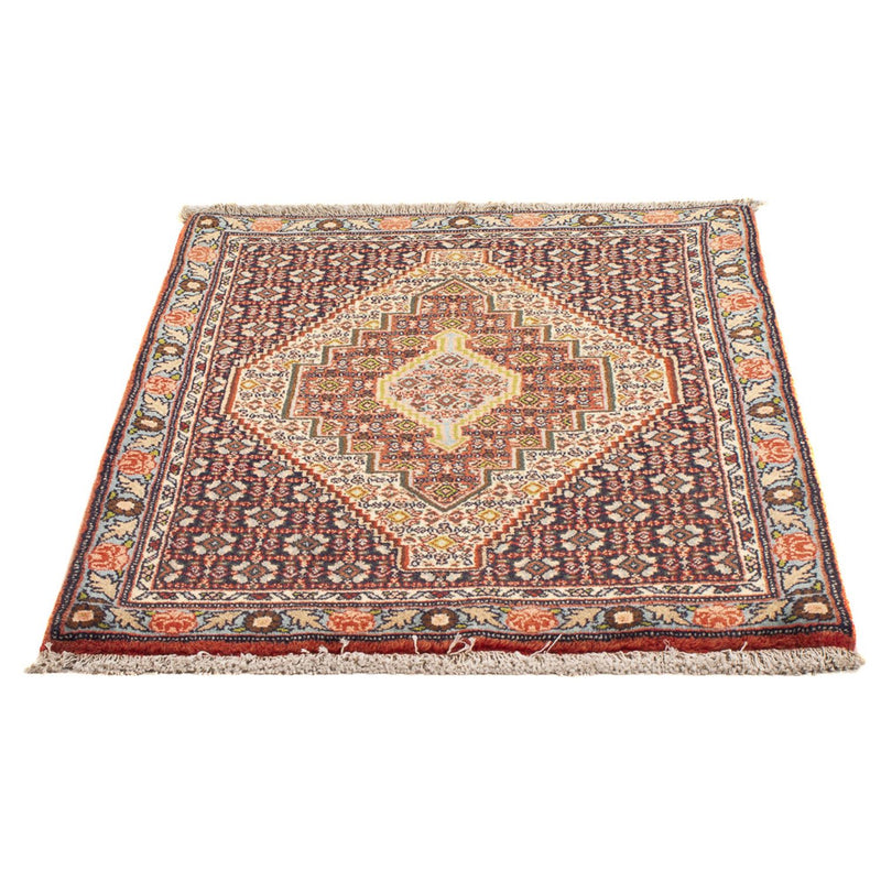Alfombra persa - Clásica - 106 x 76 cm - azul oscuro