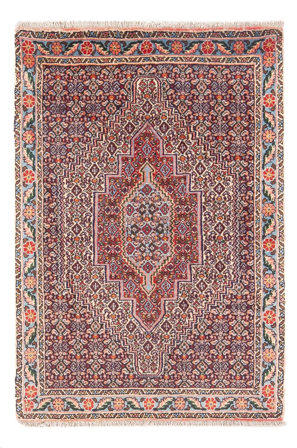 Alfombra persa - Clásica - 112 x 74 cm - azul oscuro