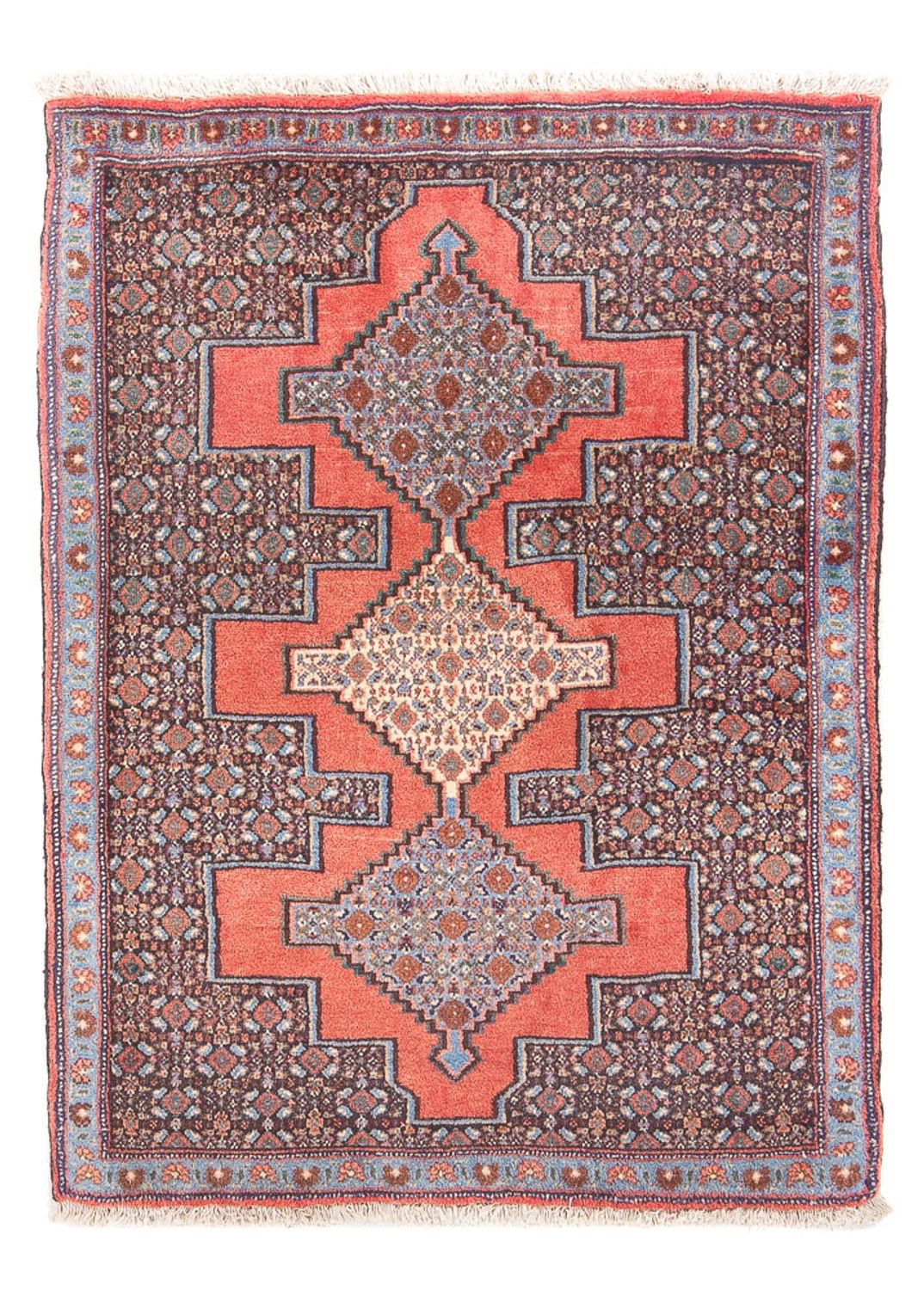 Alfombra persa - Clásica - 107 x 75 cm - rojo