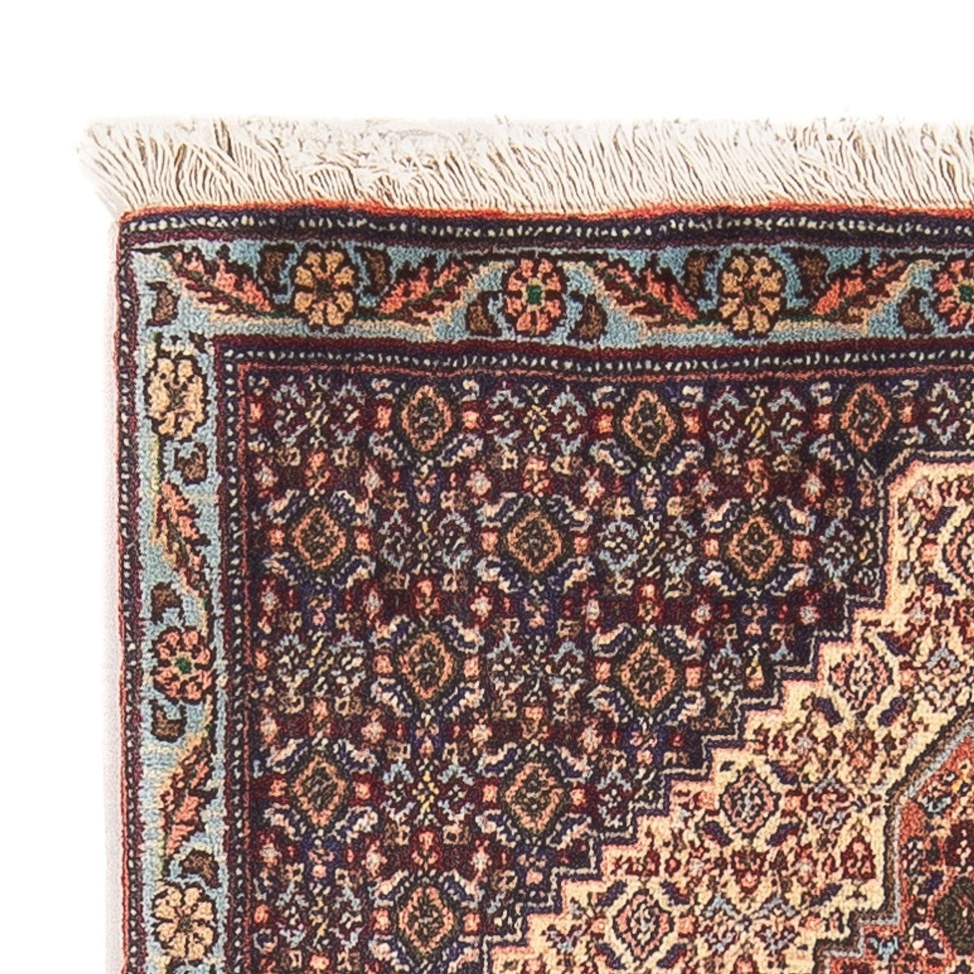 Alfombra persa - Clásica - 103 x 72 cm - azul oscuro