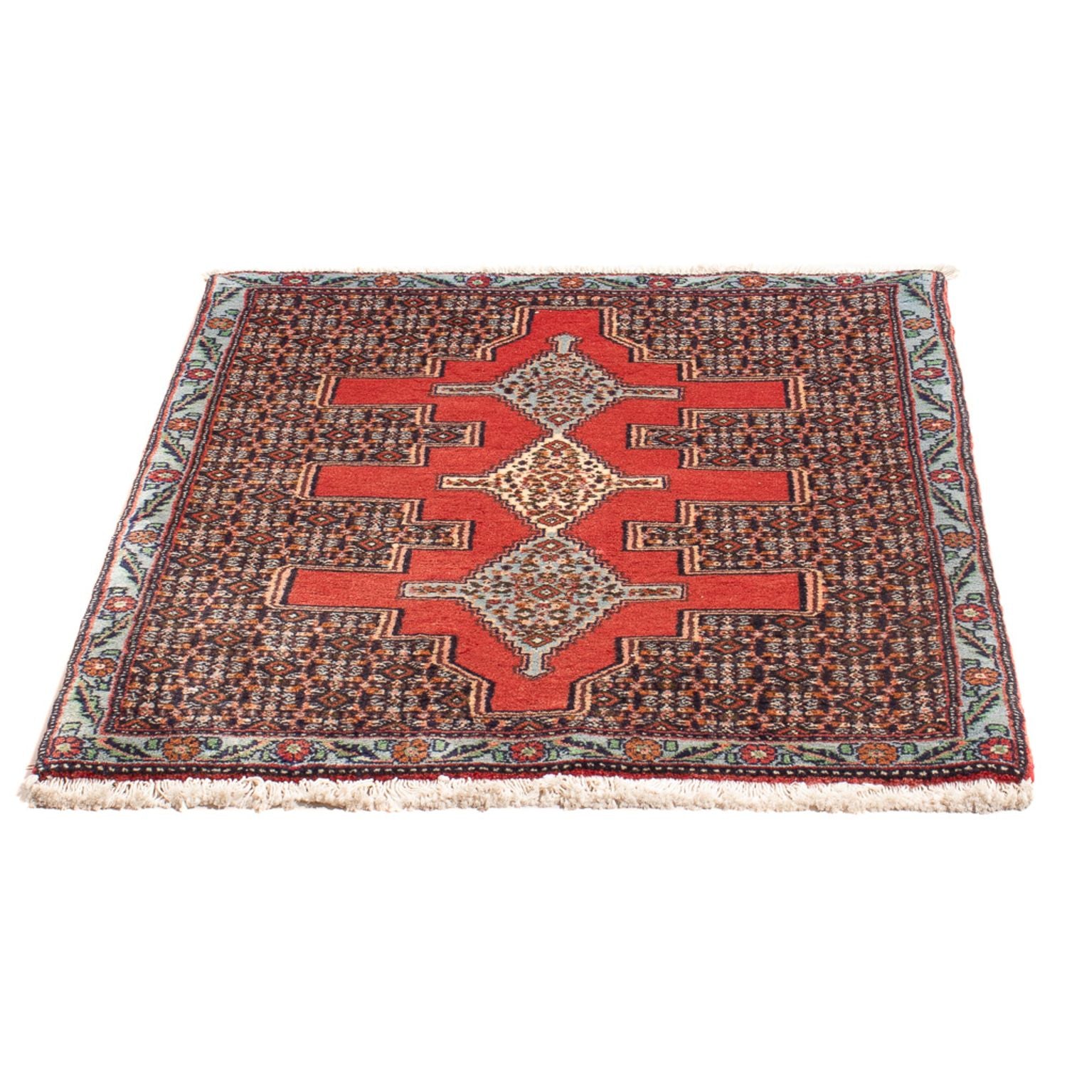 Alfombra persa - Clásica - 100 x 73 cm - rojo