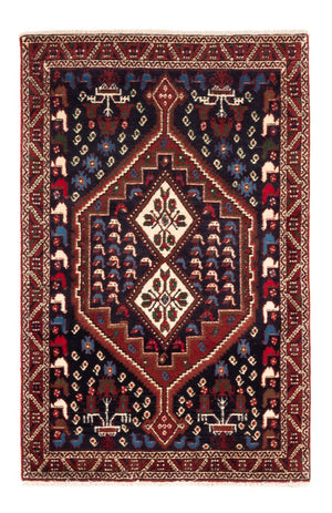 Alfombra persa - Nómada - 150 x 97 cm - azul oscuro