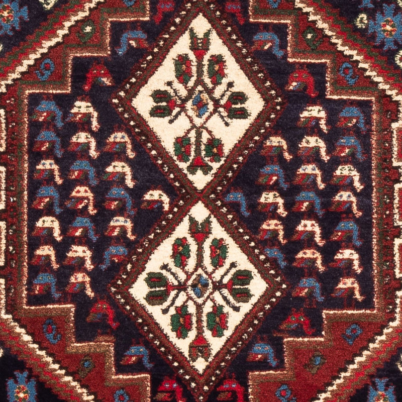 Alfombra persa - Nómada - 150 x 97 cm - azul oscuro