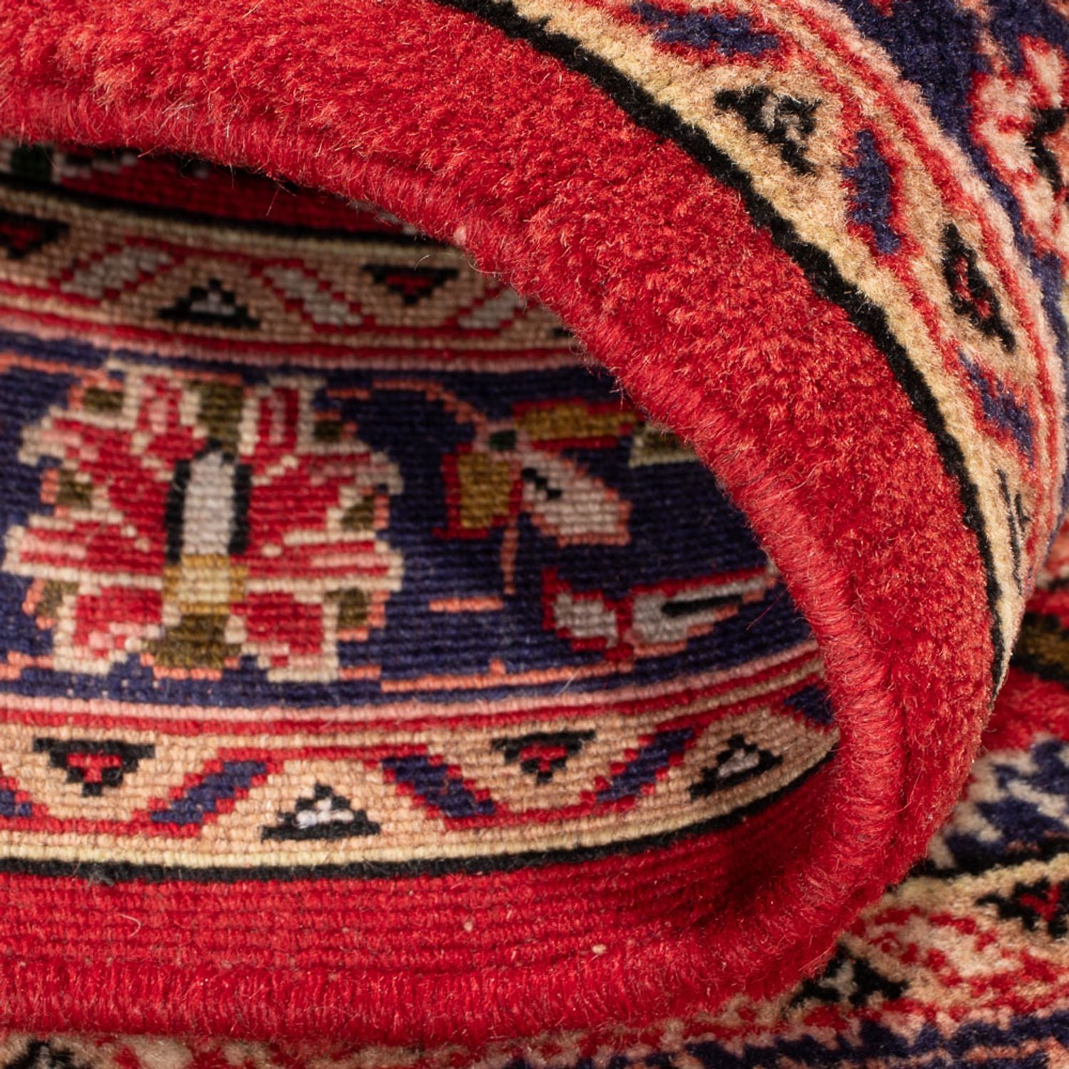 Alfombra persa - Keshan - 88 x 72 cm - rojo