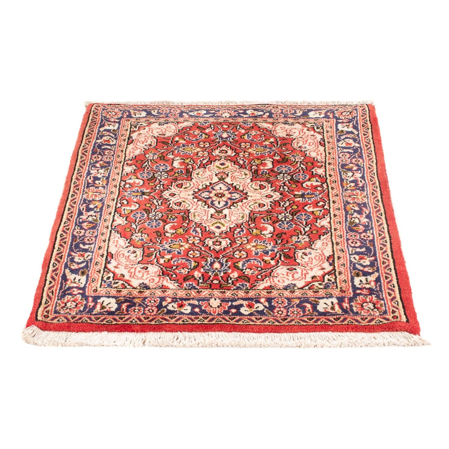 Alfombra persa - Keshan - 88 x 72 cm - rojo