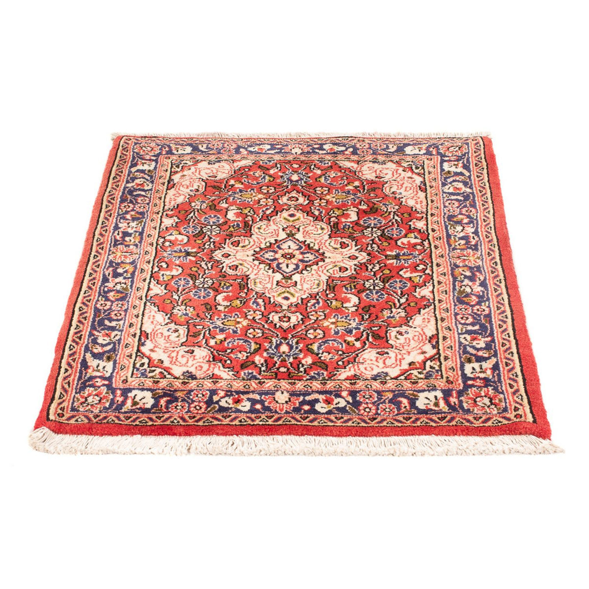 Alfombra persa - Keshan - 88 x 72 cm - rojo