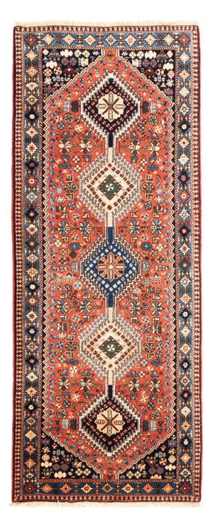 Alfombra de pasillo Alfombra persa - Nómada - 203 x 83 cm - rojo
