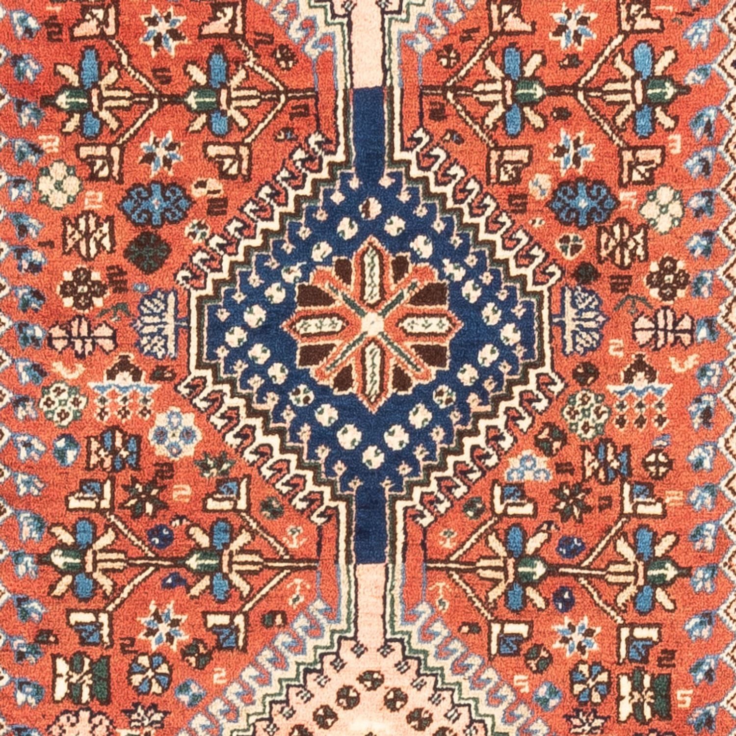 Alfombra de pasillo Alfombra persa - Nómada - 203 x 83 cm - rojo