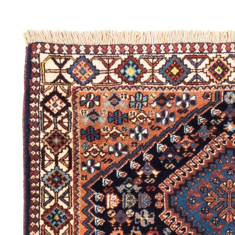 Alfombra de pasillo Alfombra persa - Nómada - 182 x 84 cm - azul oscuro