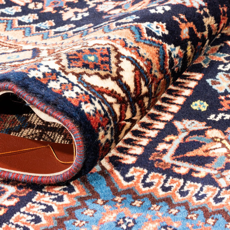 Alfombra de pasillo Alfombra persa - Nómada - 182 x 84 cm - azul oscuro