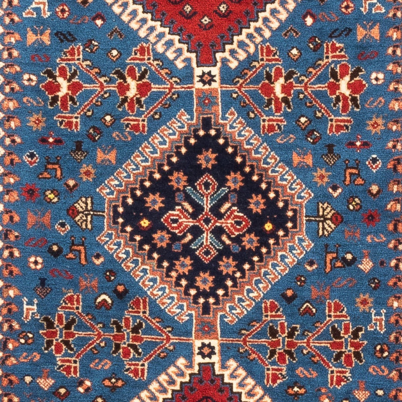 Alfombra de pasillo Alfombra persa - Nómada - 200 x 84 cm - azul claro