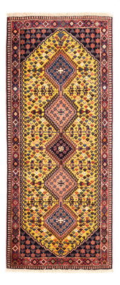 Alfombra de pasillo Alfombra persa - Nómada - 193 x 82 cm - amarillo