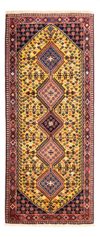 Alfombra de pasillo Alfombra persa - Nómada - 193 x 82 cm - amarillo