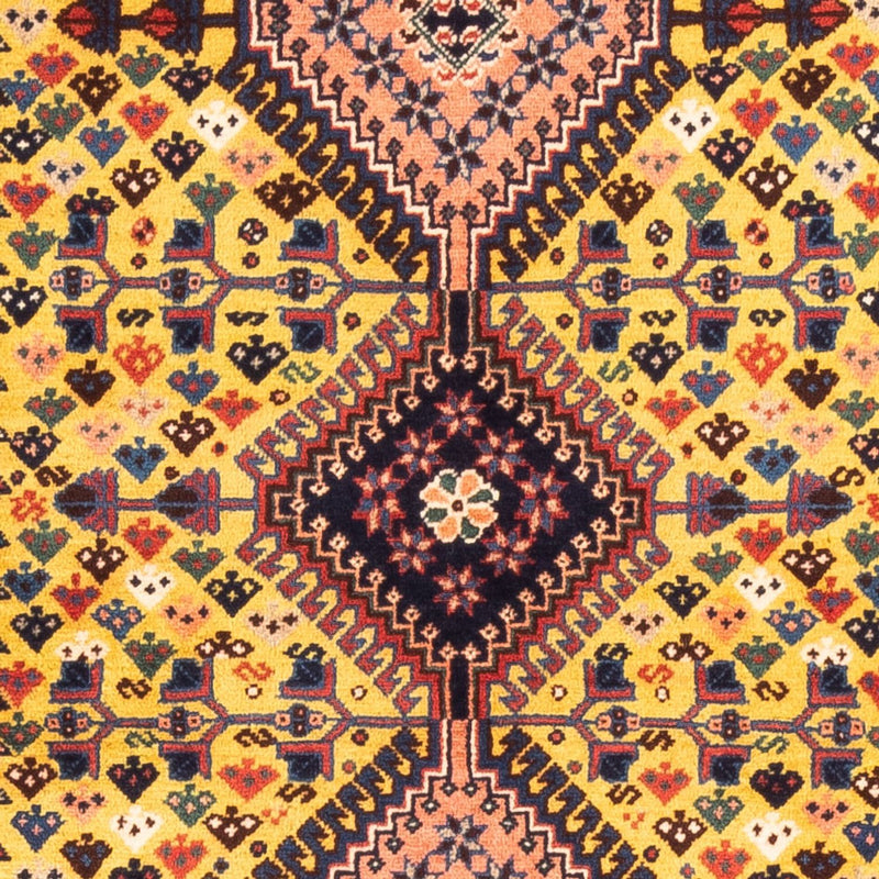 Alfombra de pasillo Alfombra persa - Nómada - 193 x 82 cm - amarillo