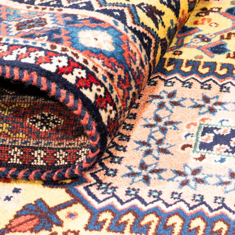 Alfombra de pasillo Alfombra persa - Nómada - 193 x 82 cm - amarillo