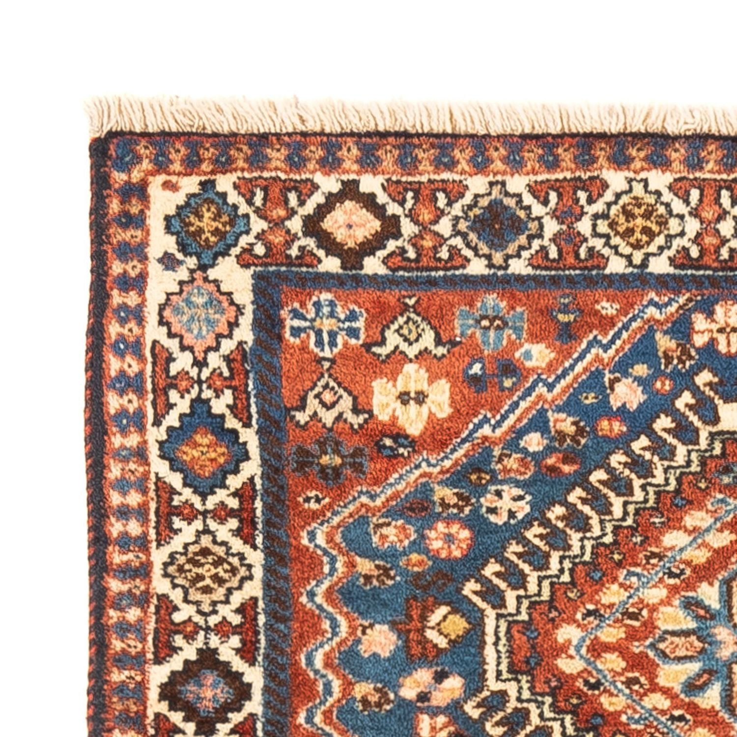 Alfombra persa - Nómada - 122 x 75 cm - azul