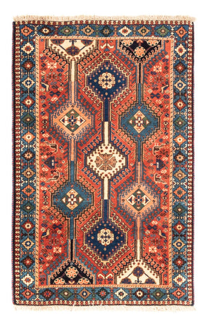 Alfombra persa - Nómada - 125 x 80 cm - rojo