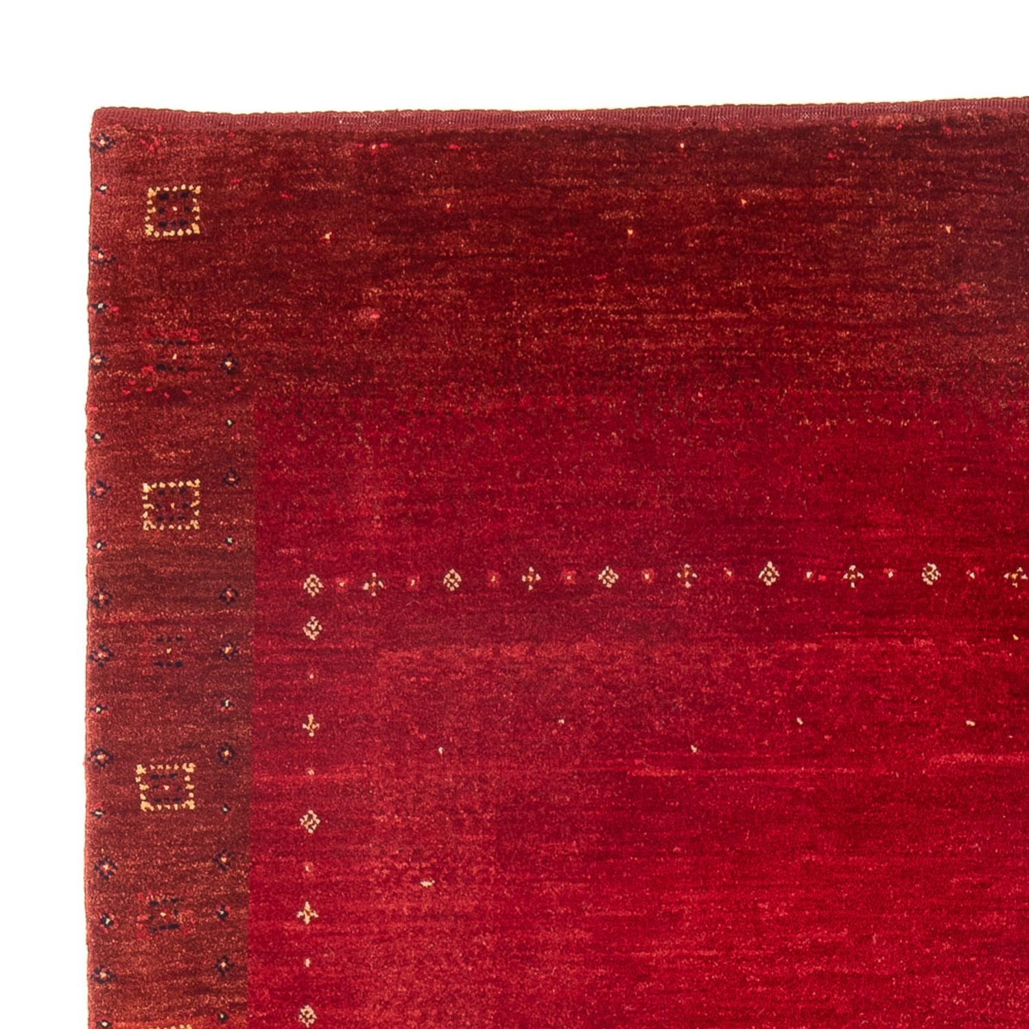 Alfombra Gabbeh - Persa - 193 x 150 cm - rojo
