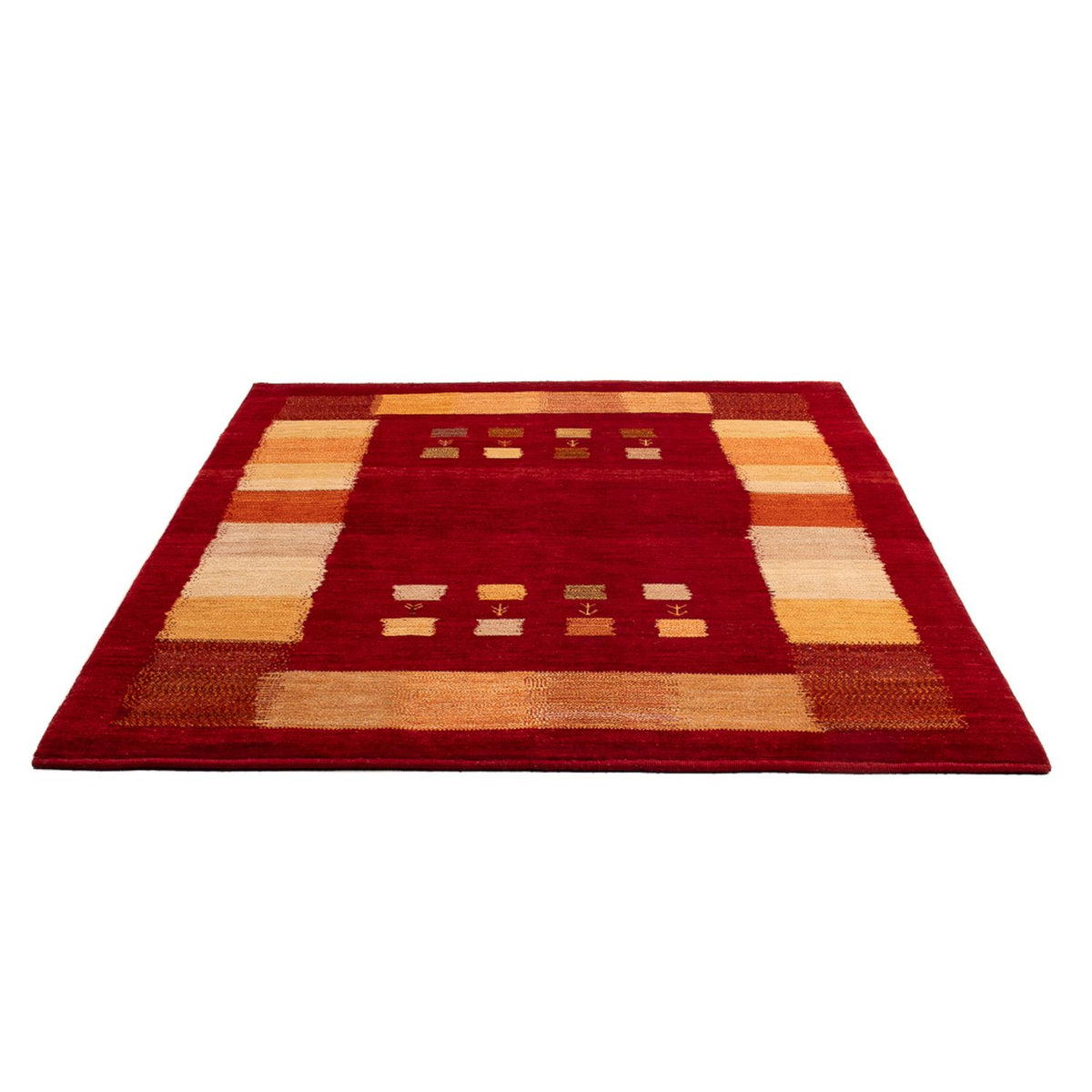 Alfombra Gabbeh - Persa - 200 x 158 cm - multicolor