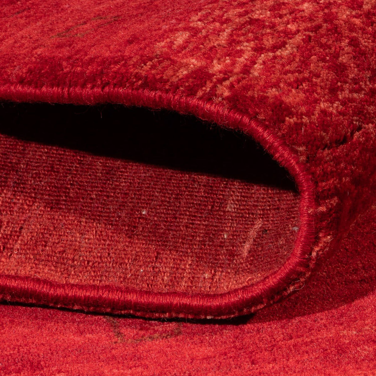 Alfombra Gabbeh - Persa - 183 x 152 cm - rojo