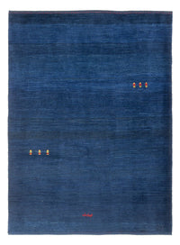 Alfombra Gabbeh - Persa - 195 x 155 cm - azul oscuro