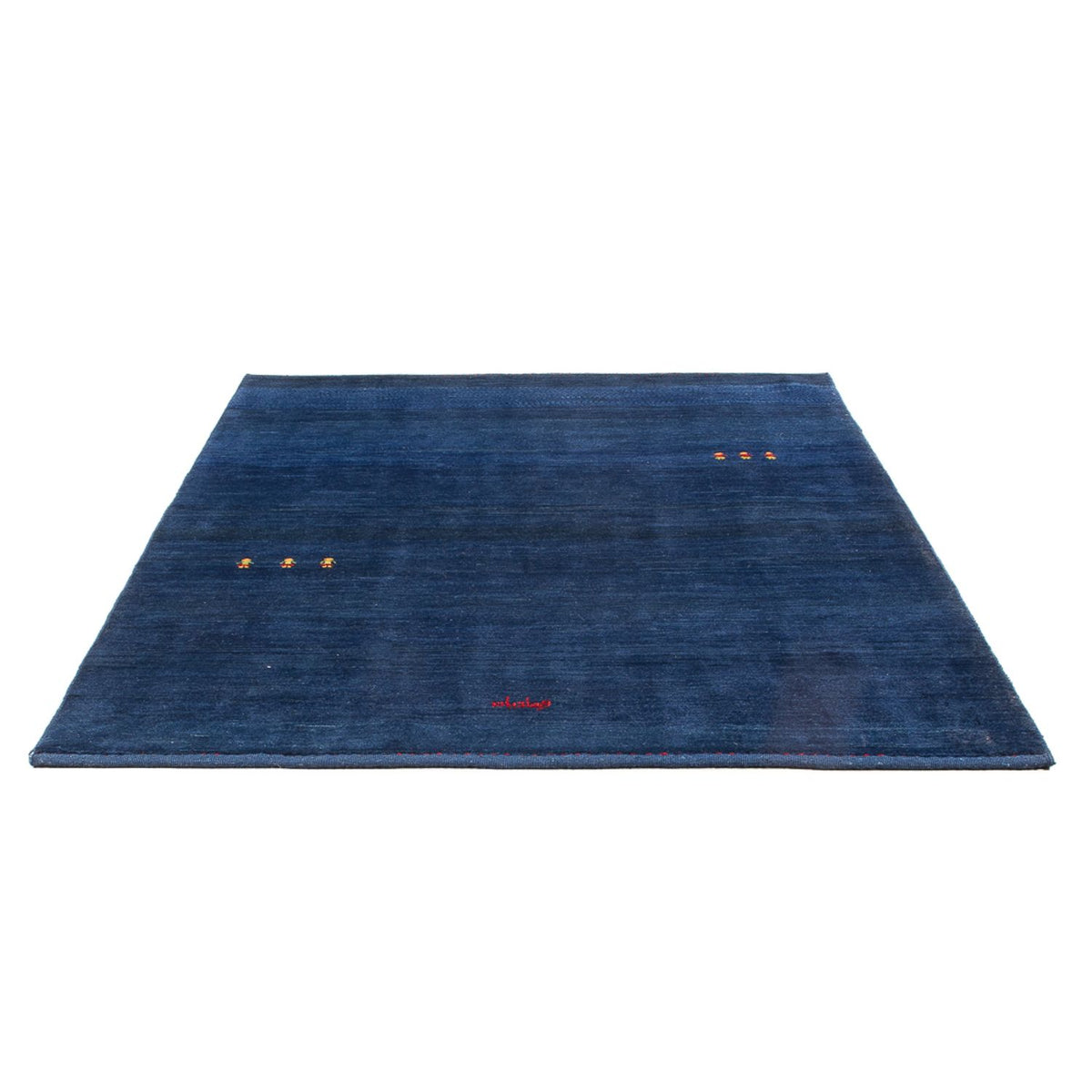 Alfombra Gabbeh - Persa - 195 x 155 cm - azul oscuro