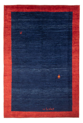 Alfombra Gabbeh - Persa - 200 x 141 cm - azul oscuro