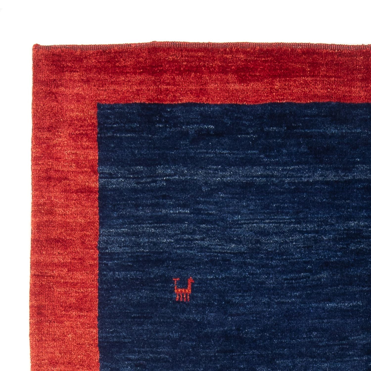 Alfombra Gabbeh - Persa - 200 x 141 cm - azul oscuro