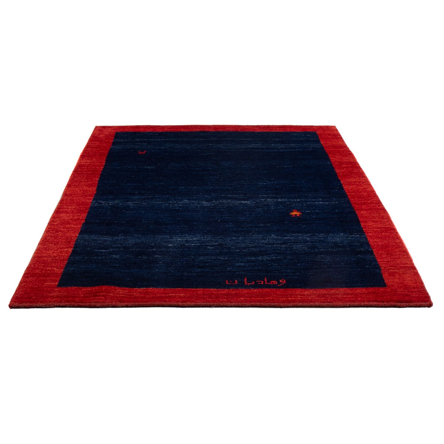 Alfombra Gabbeh - Persa - 200 x 141 cm - azul oscuro