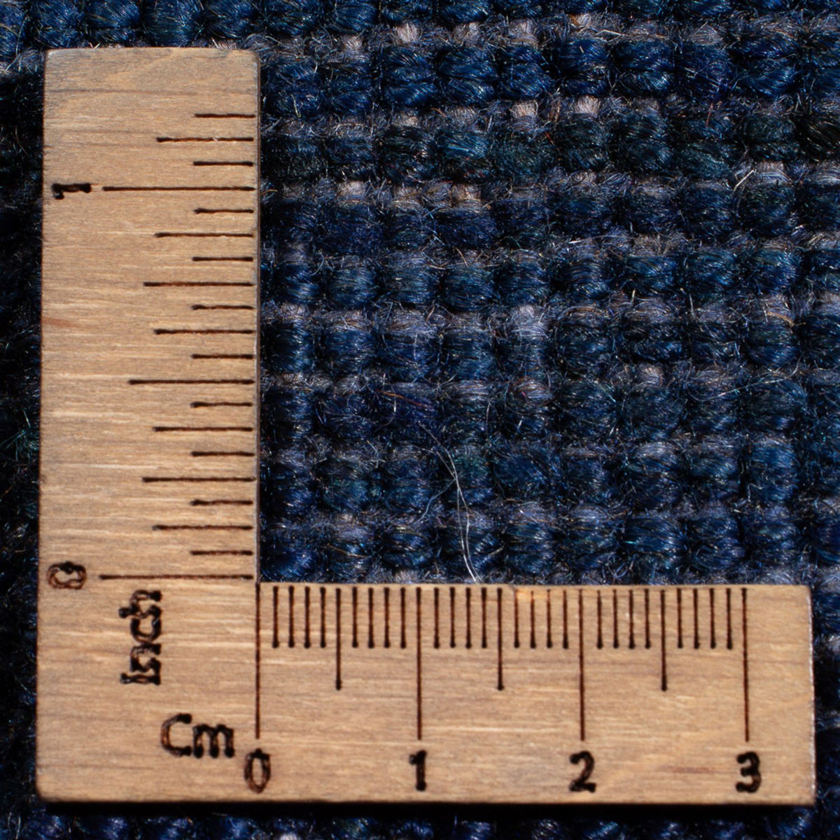 Alfombra Gabbeh - Persa - 188 x 149 cm - azul oscuro