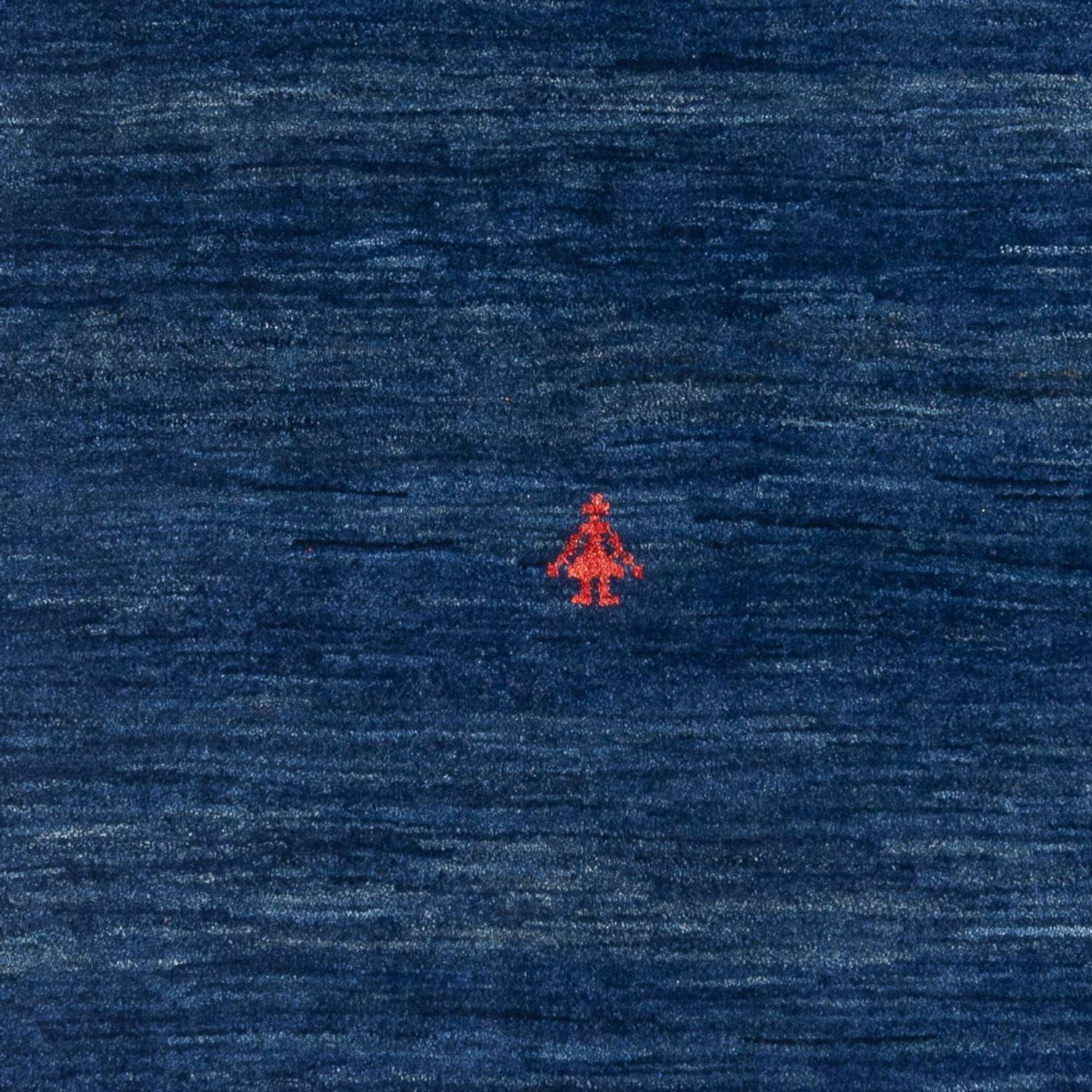 Alfombra Gabbeh - Persa - 190 x 150 cm - azul oscuro