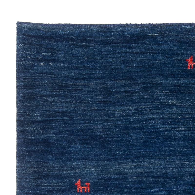 Alfombra Gabbeh - Persa - 190 x 150 cm - azul oscuro