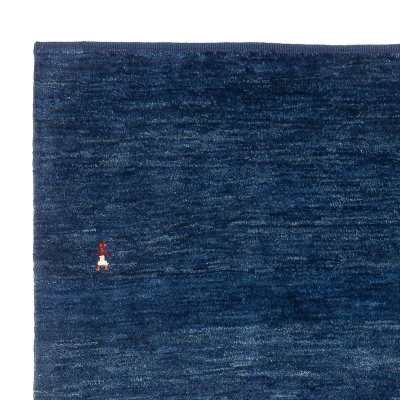 Alfombra Gabbeh - Persa - 188 x 147 cm - azul oscuro