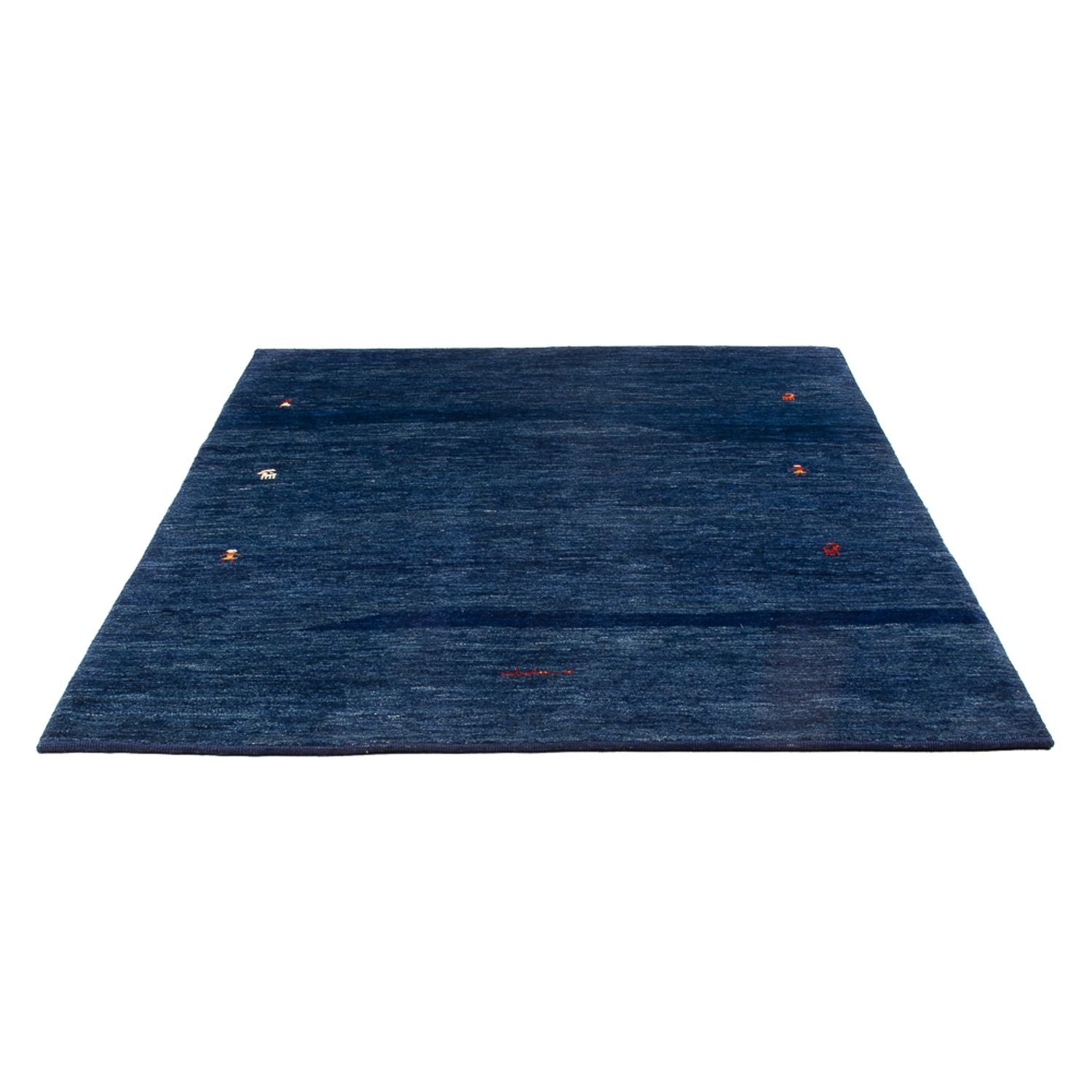 Alfombra Gabbeh - Persa - 188 x 147 cm - azul oscuro