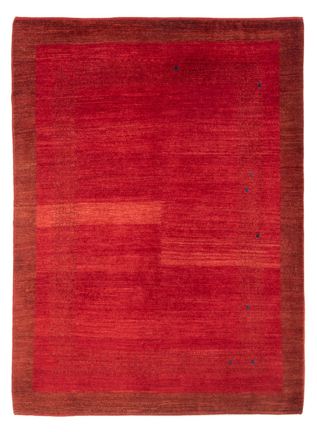 Alfombra Gabbeh - Persa - 195 x 152 cm - rojo
