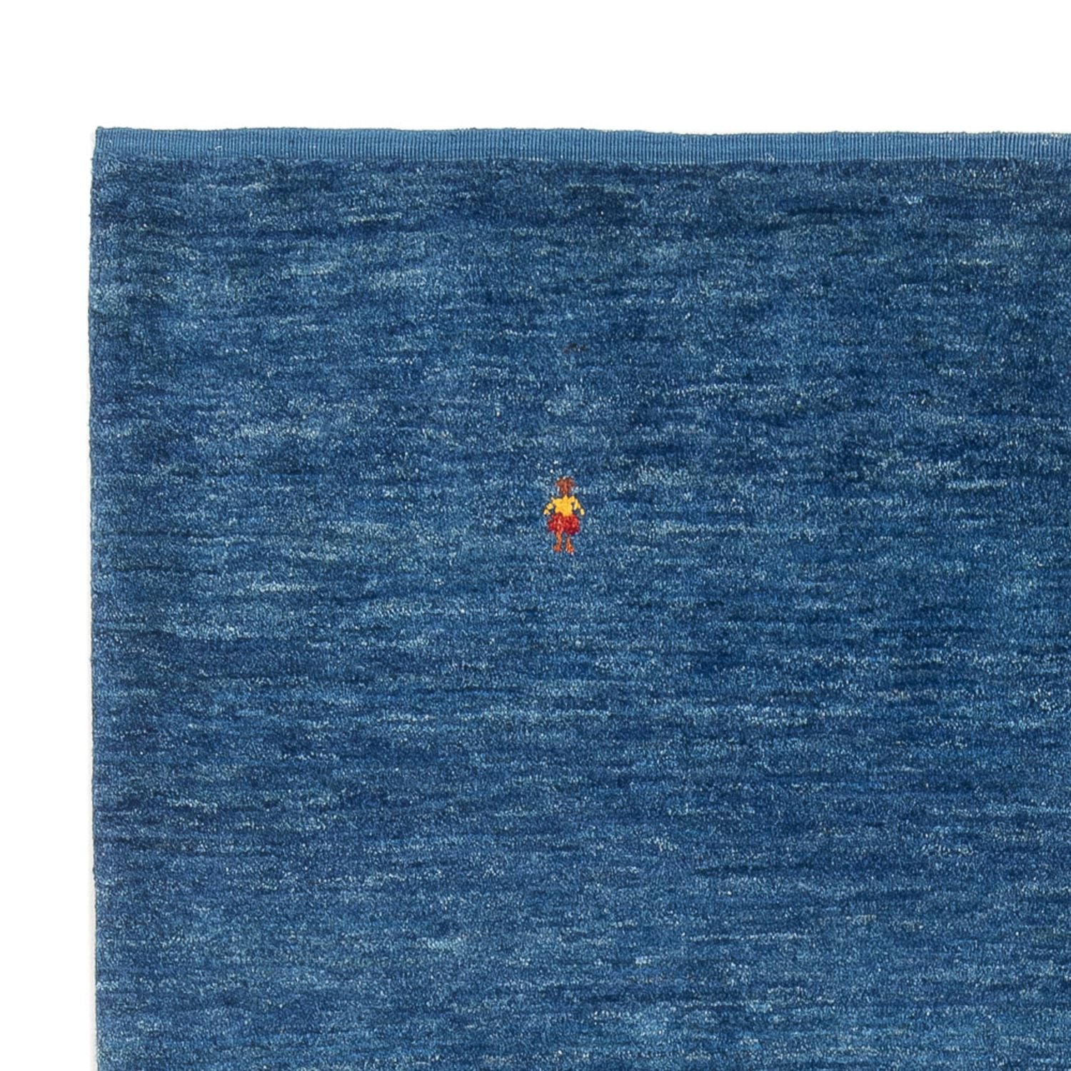 Alfombra Gabbeh - Persa - 205 x 145 cm - azul oscuro