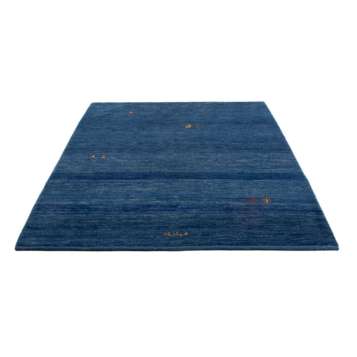Alfombra Gabbeh - Persa - 205 x 145 cm - azul oscuro