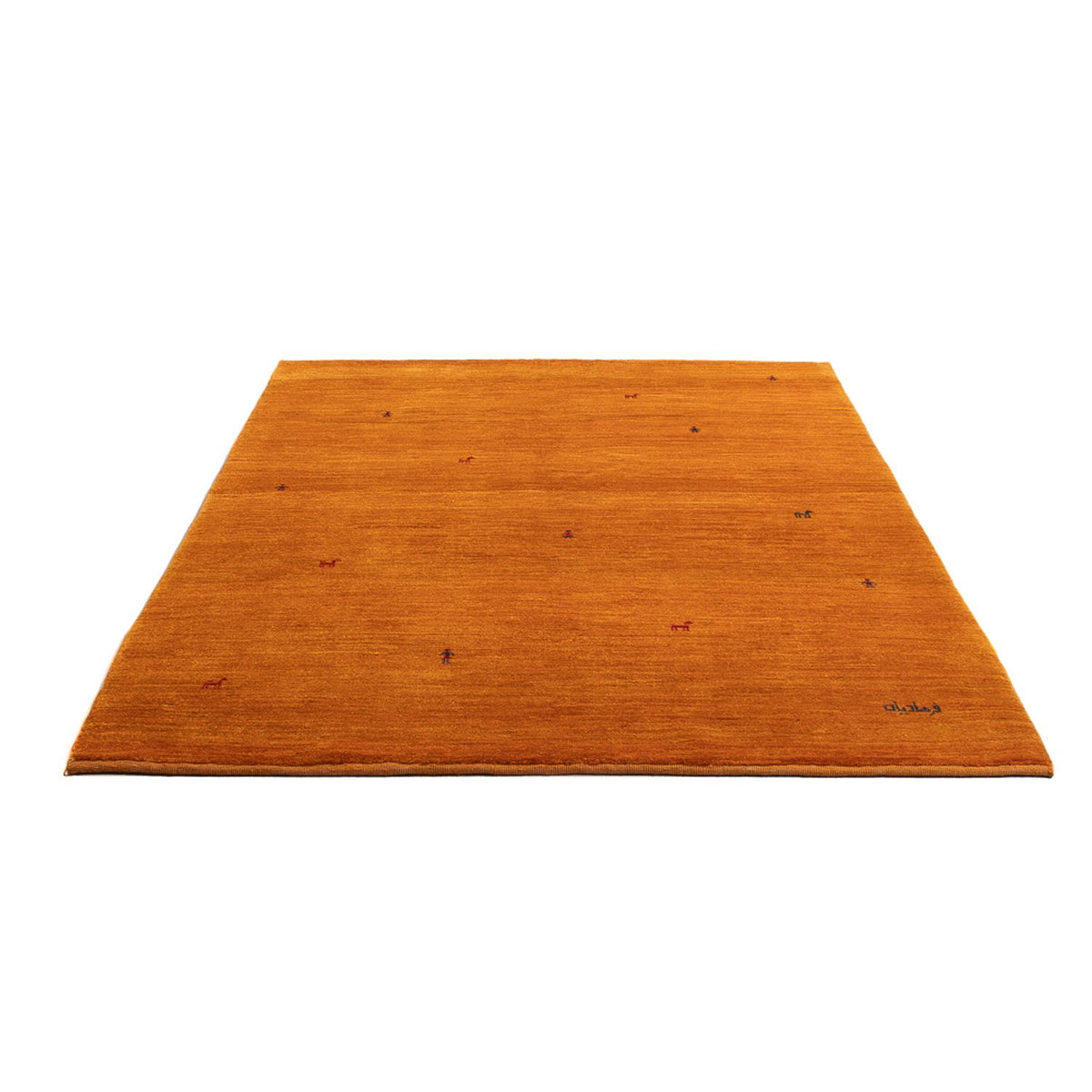 Alfombra Gabbeh - Persa - 202 x 140 cm - naranja