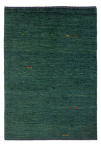 Alfombra Gabbeh - Persa - 205 x 140 cm - verde oscuro