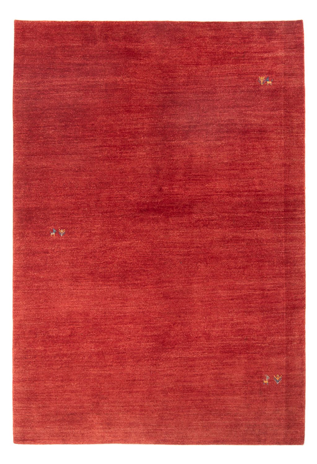 Alfombra Gabbeh - Persa - 200 x 150 cm - rojo