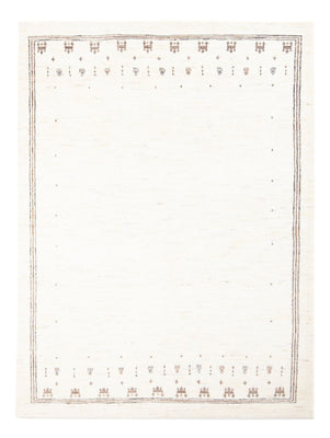 Alfombra Gabbeh - Persa - 198 x 150 cm - blanco