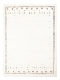 Alfombra Gabbeh - Persa - 198 x 150 cm - blanco